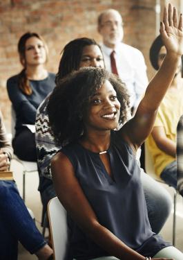 people having a training session